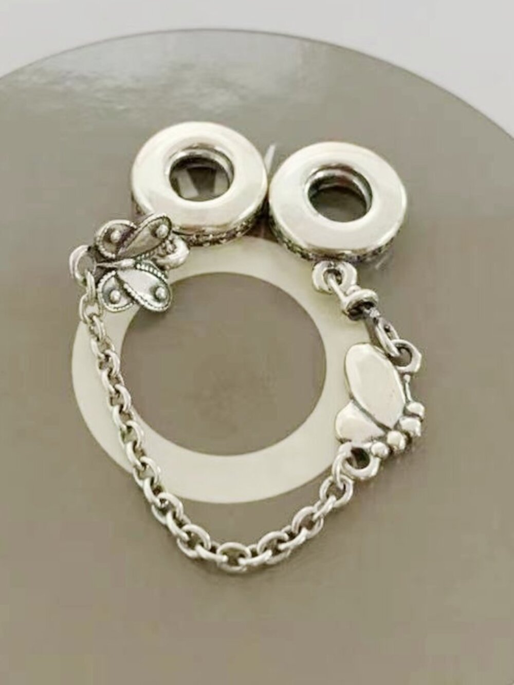 Pandora Butterfly Safety Chain Charm